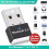 Ανταλλακτικό ασύρματου προσαρμογέα USB Bluetooth5.3, πομποδέκτη, δέκτη, προσαρμογέα USB 4