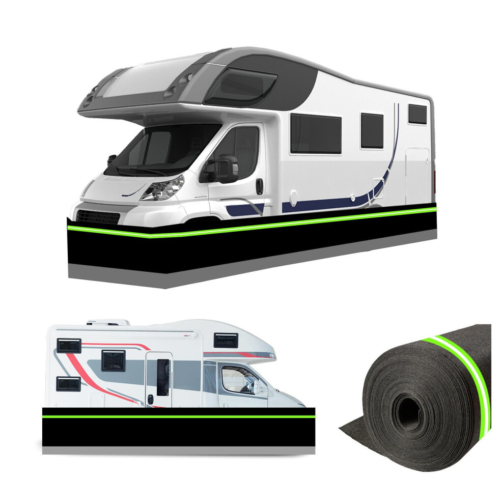 No Drilling Rv Skirting For Travel Trailer 37.5 Inch Heavy Duty Winter Skirt Allseason Weather Protection 9073542751991