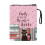 Cat-Print Zip Book Cover Case – Polyester, 300D + 210T 2