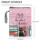Cat-Print Zip Book Cover Case – Polyester, 300D + 210T 4