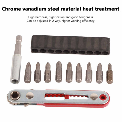 Durable Ratchet Screwdriver Bit Kit
