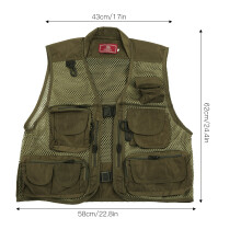 Fishing Gear Vest MultiMesh XL