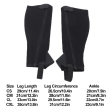 Kinder Chaps Reiten Halbschaft CL Schwarz