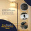 Arc Floor Lamp LED, Linen Shade, 3 Light Modes 8