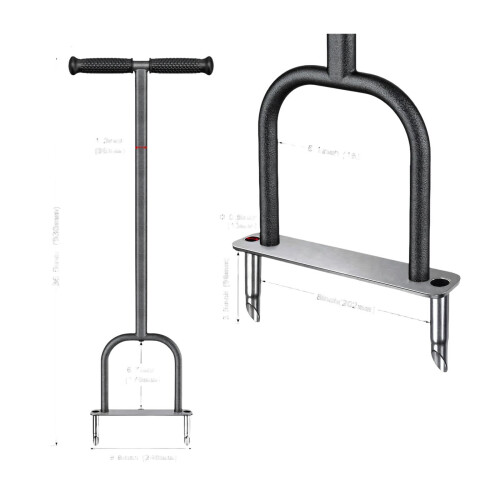Leichtes, manuelles Rasen-Piercing-Werkzeug mit ergonomischem-4 1