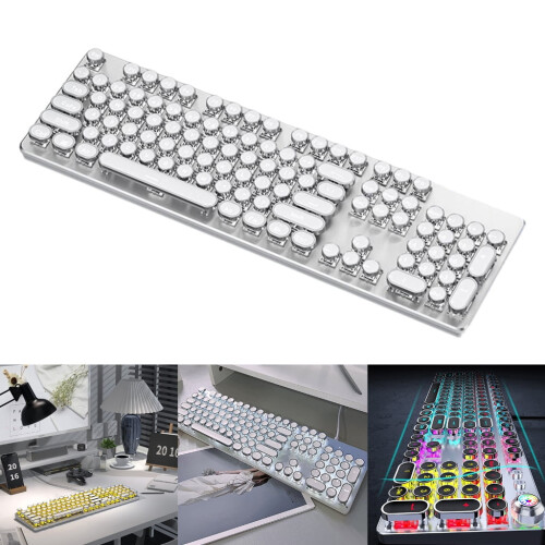 Mechanical Gaming Keyboard Rainbow Lighting 104 Keys 1