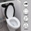2 Pcs Set Soft Toilet Protector Cover with Stretch for Elastic Edge 3