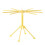 6X Foldable Pasta Drying Rack, Plastic Collapsible Spaghetti Hanger Noodle Dryer Stand with 10 Bar Handles 2