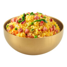 8X Large Capacity Stainless Steel Salad Bowls Korean Soup Rice Noodle Ramen Bowl Kitchen Food Container,Gold,15X7CM