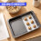 GEEZY GEEZY Large Roasting Trays Non Stick Baking Tray Roasting Tin Oven Dish Roaster 2Pc 7