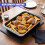 GEEZY GEEZY Large Roasting Trays Non Stick Baking Tray Roasting Tin Oven Dish Roaster 2Pc 8