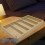 Glasses Display Tray Khaki Linen MDF 5-Grid 7