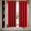 Red curtain panel pair 39" x 51" 7