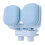 Sky Blue Kids Sitting Posture Corrector, Soft Buffer & Breathable ABS 1