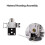 For  A1 / A1  Printing Hotend Heating Component Hoted Heating Assembly Kit Hot End 3D Printer Accessories 3
