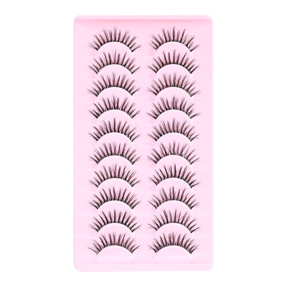 Roc-Electron (10 Pairs Of Sx03 False Eyelashes) Natural False Eyelashes For Beauty & Cosplay