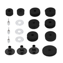 Cymbal Replacement Kit 18PCS with Base Wing Nut Washer for Drum Set Hardware