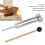 Aluminum Alloy Tuning Fork Set 128-Point with Adjustable 7