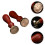 2 Sets Wax Seal Stamp Kit Custom Stickers Lacquer Retro 6