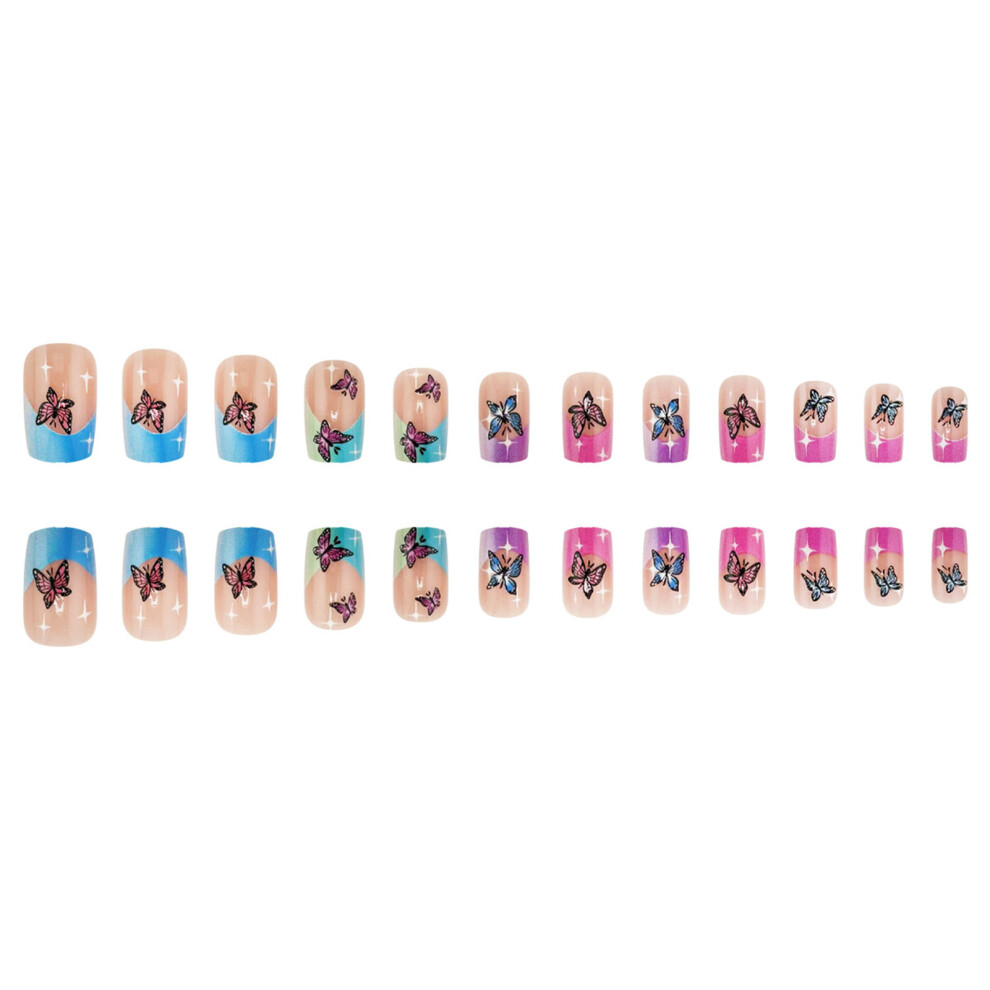 Creation-3C French Gradient Press-On Nails For Daily & Party Wear