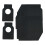 100Pcs Bottle Neck Tags Double Sided Marking Tags for Dining Room Black 2
