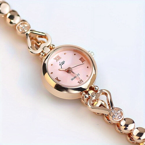 Rose Gold and White Bracelet 1