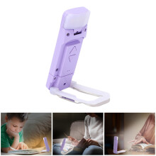 USB Clip-On Book Light 5 Brightness Modes 3 Colors Rechargeable