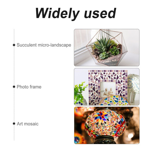 Ceramic mosaic coasters glazed stone 200 pcs 2