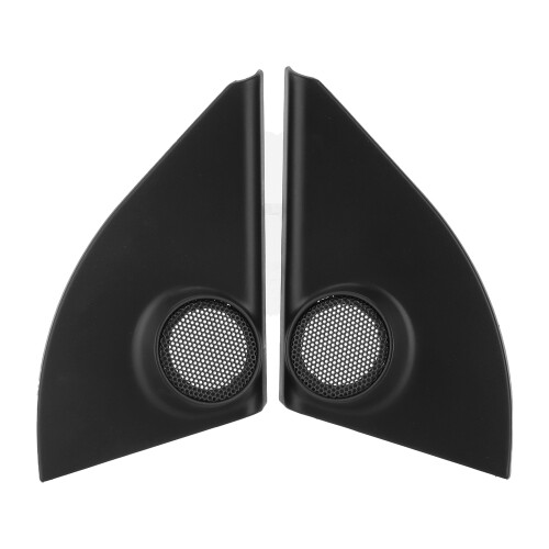 2pcs Black ABS Tweeter Cover Trim for RAV4 2014-2019 Replacement 1
