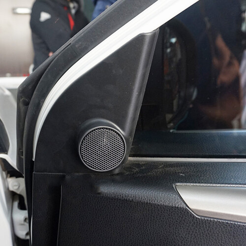 2pcs Black ABS Tweeter Cover Trim for RAV4 2014-2019 Replacement 2