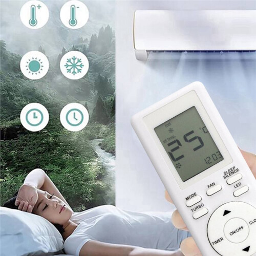 Replace A/C Remote Control for Midea YORK RG94A/BGEF Air Conditioner Remote Control