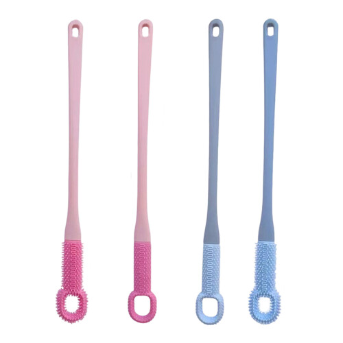 Bath Foot Scrubber Design For Easy Grip And Deeply-Blue 1