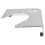Silver Resin Hard Plastic Billiard Table Corner Plate for Decoration 4 Pieces 2