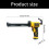 LED Lighted Cordless Caulking Tool With 800kg Thrust And 6 Speed 3