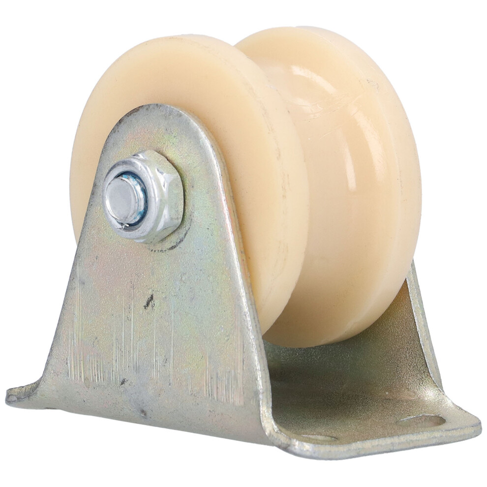 Robust 50Mm Wire Rope Groove Wheel Heavy Duty With 2.5Mm Bracket For Lifting 7891390885567