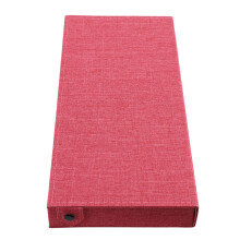 Linen Eyeglasses Storage Case, Multi Slots, 38x17x4cm Pink