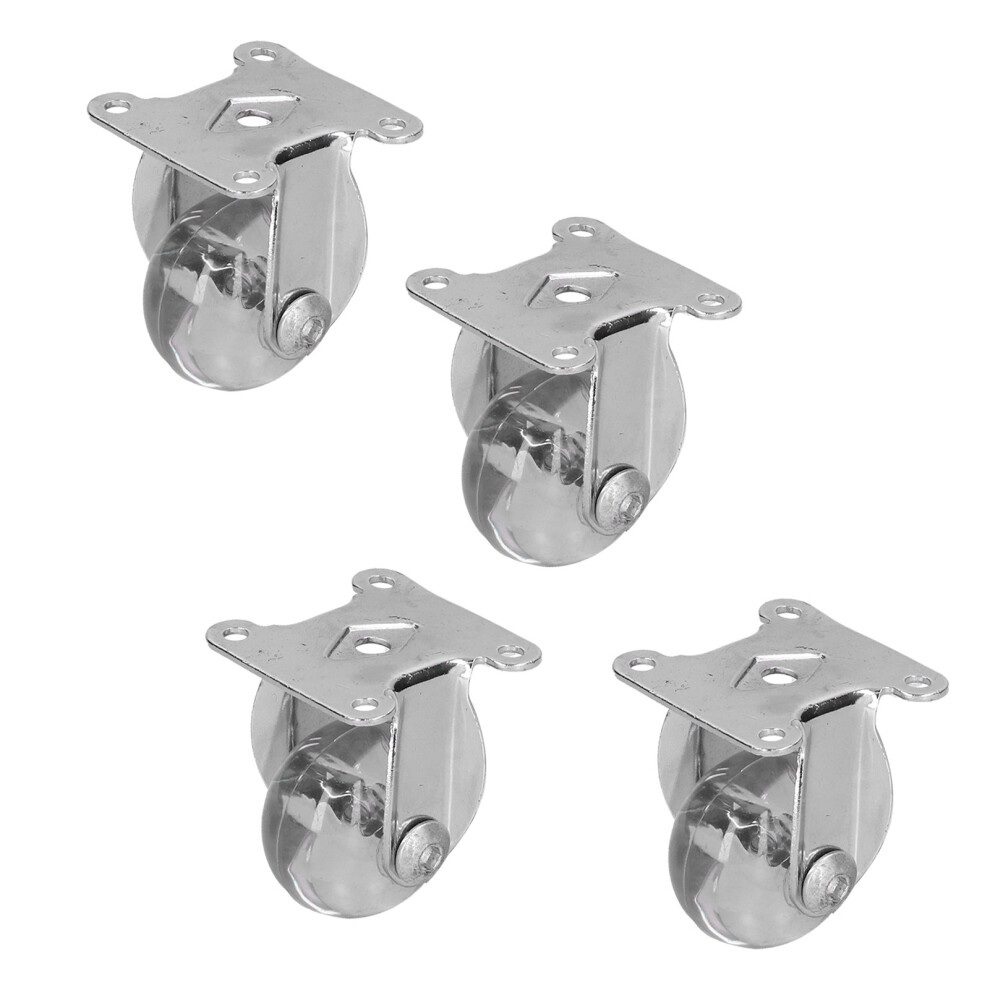 4Pcs Heavy Duty Industrial Casters Set, 20Kg Load, 50Mm Height 8481391682259