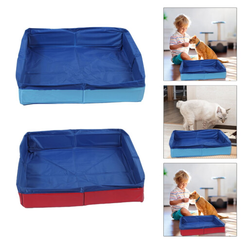 Foldable Dog Pool Plastic Portable Swimming Tub 1