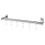 Stainless Steel Kitchen Bar Holder Rack 2-Bar Silver 6