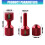 Aluminum 2 Hole Flange Leveling Pin 1-1/8” Size For Precise-Red 4