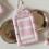 Fotokartenhalter, rosa Erdbeer-Design, 7,6 cm 7