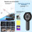 Microscópio Digital com Lupa, Tela IPS de 2,8" e 15 LEDs, Compatível com Windows/, Ideal para Identificação de Moedas e Joias 8
