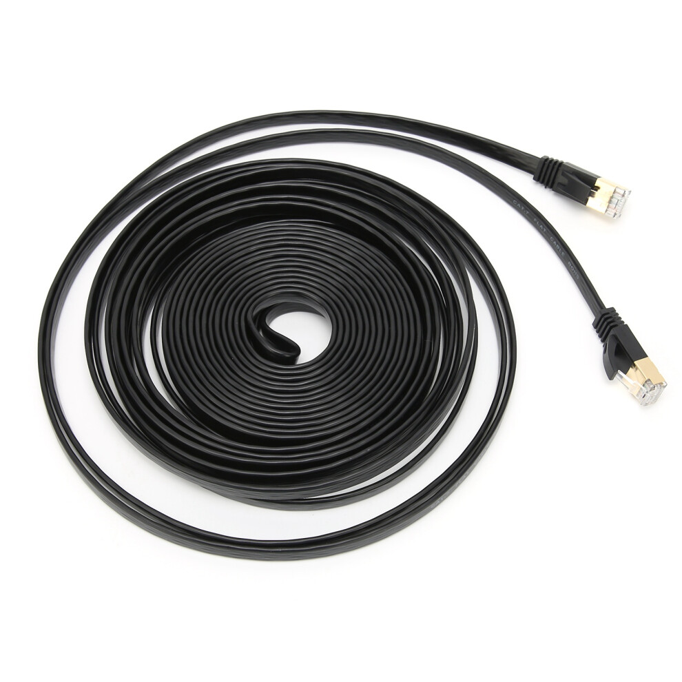 10Gbps Cat7 Double Shielded Network Cable 0.5M Rj45 Puce 8431390886127