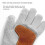 USB Heated Gloves Non-Slip Waterproof Windproof Grey 4