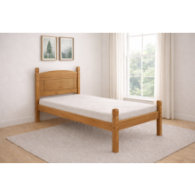 Corona Bed Frame 3ft Single Low End Solid Pine