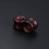 Double Flare Ear Tunnel Plugs Brown Wood 0g 00g 6