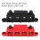 RV Power Distribution Block 4-Way 48V 250A DC Bus Bar with 4