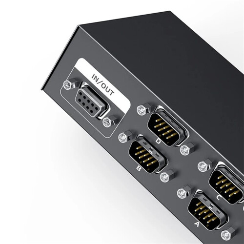 2X RS232- 4 in 1 Uit RS232 Seriële DB9-Pinswitcher 4x1 voor Pc-Console Printerdelingsselectorcontroller 2