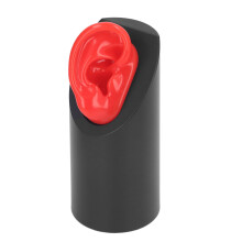 Silicone Ear Model with Stand, Realistic Practice Ear, Right Side
