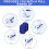 4PCS CPAP Mask Liners – Soft, Reusable Strap Covers, Universal, Compatible with ResMed 7